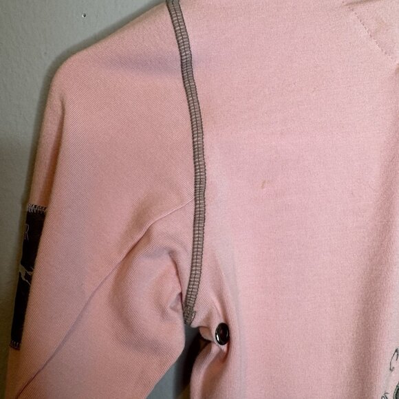 Goode rider Youth Girls Champion Polo Long Sleeve Shirt 12 Pink Equestrian - Picture 10 of 11